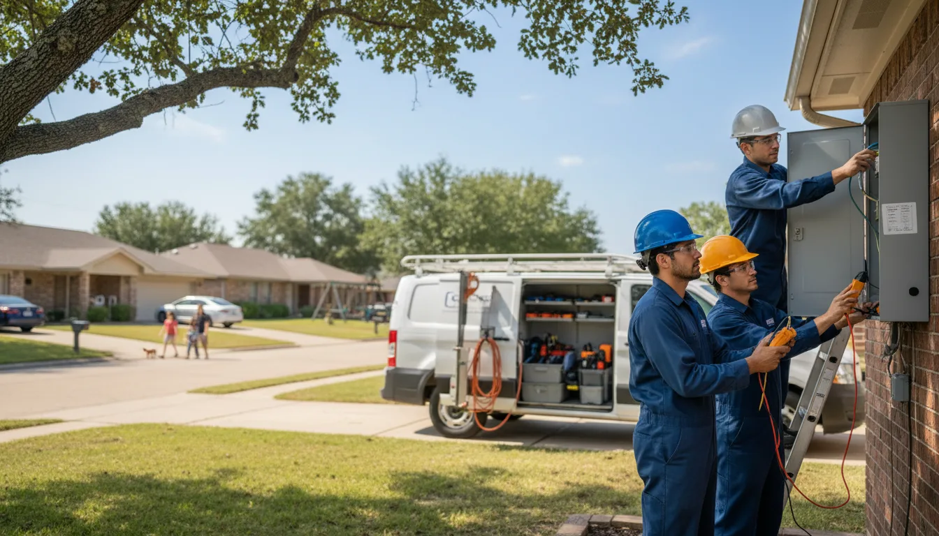 Certified electrician providing emergency electrical services in Lamar, OK